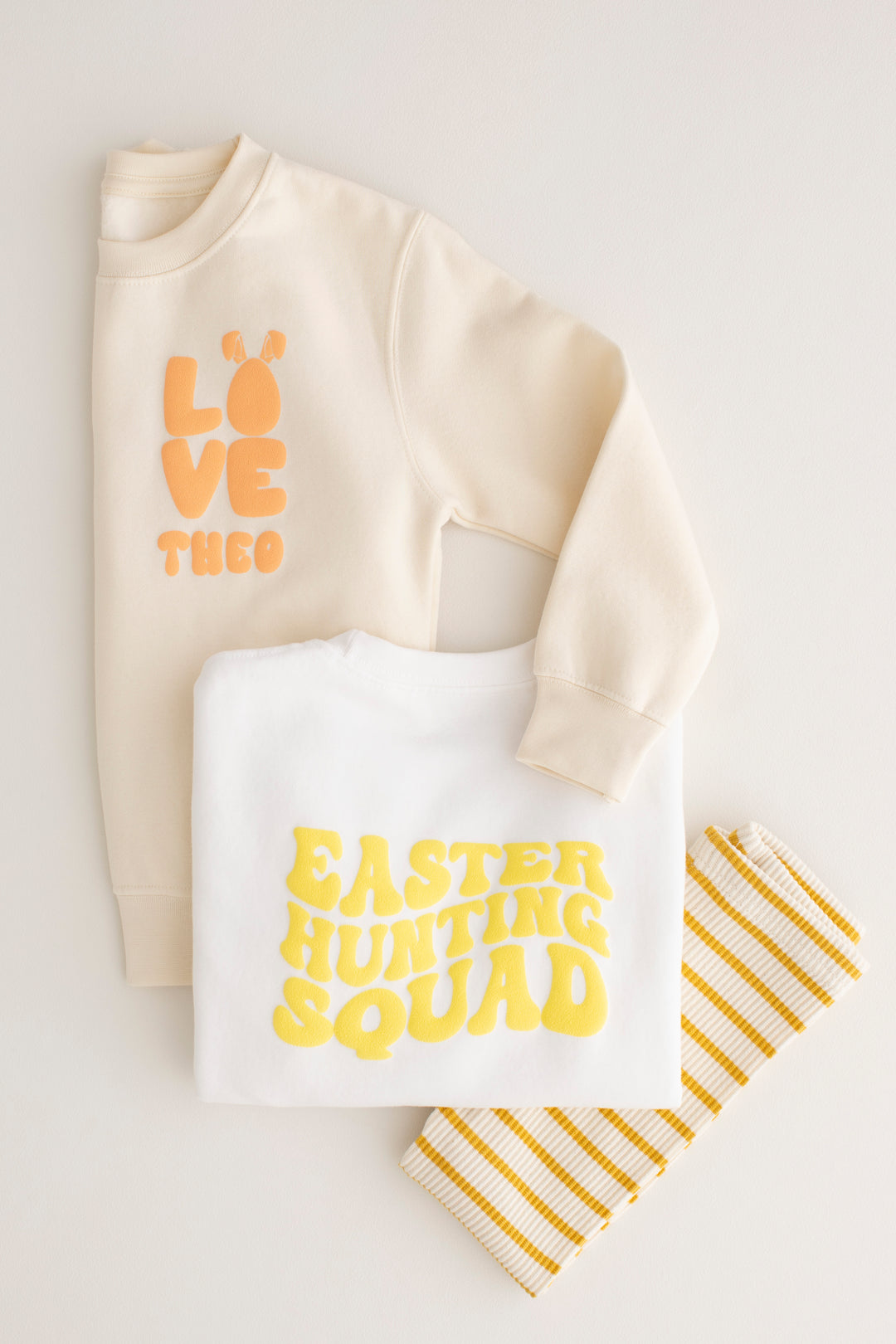 CLASSIC FIT Name Easter Sweatshirt - Bubble print