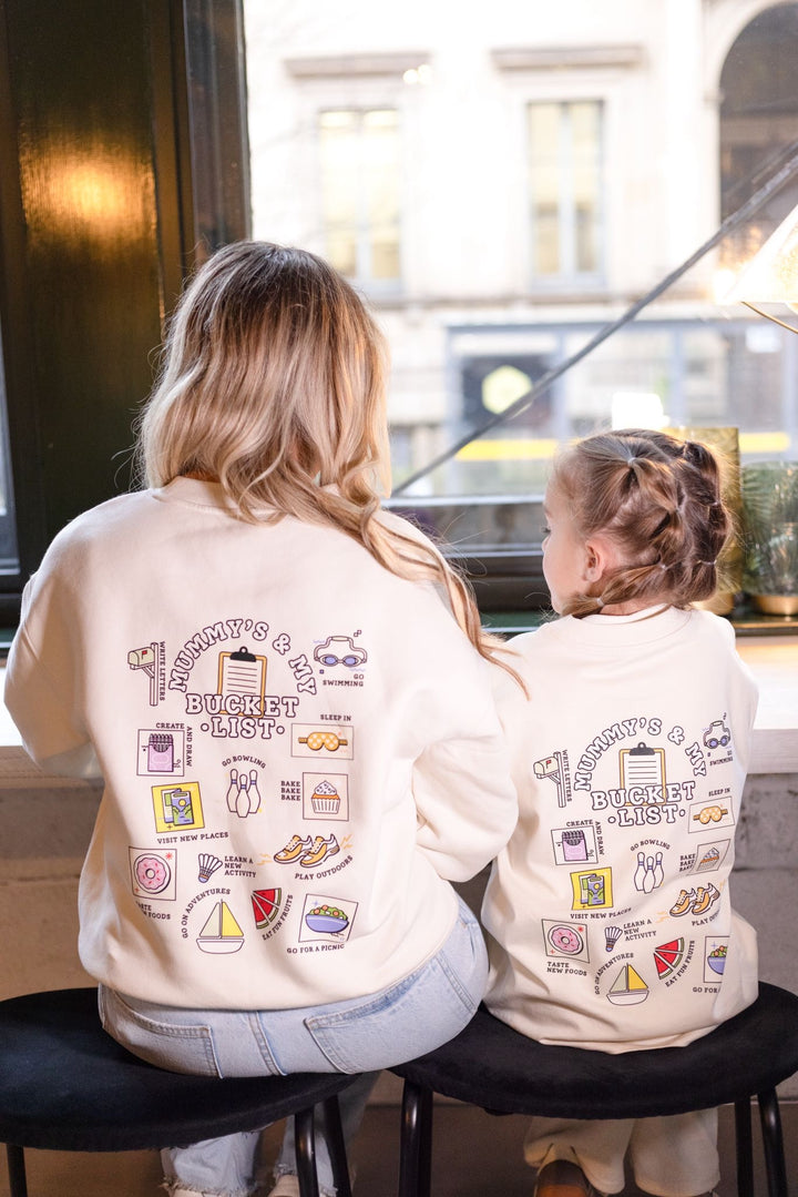 Kids Bucket List Vanilla T-Shirt - Print