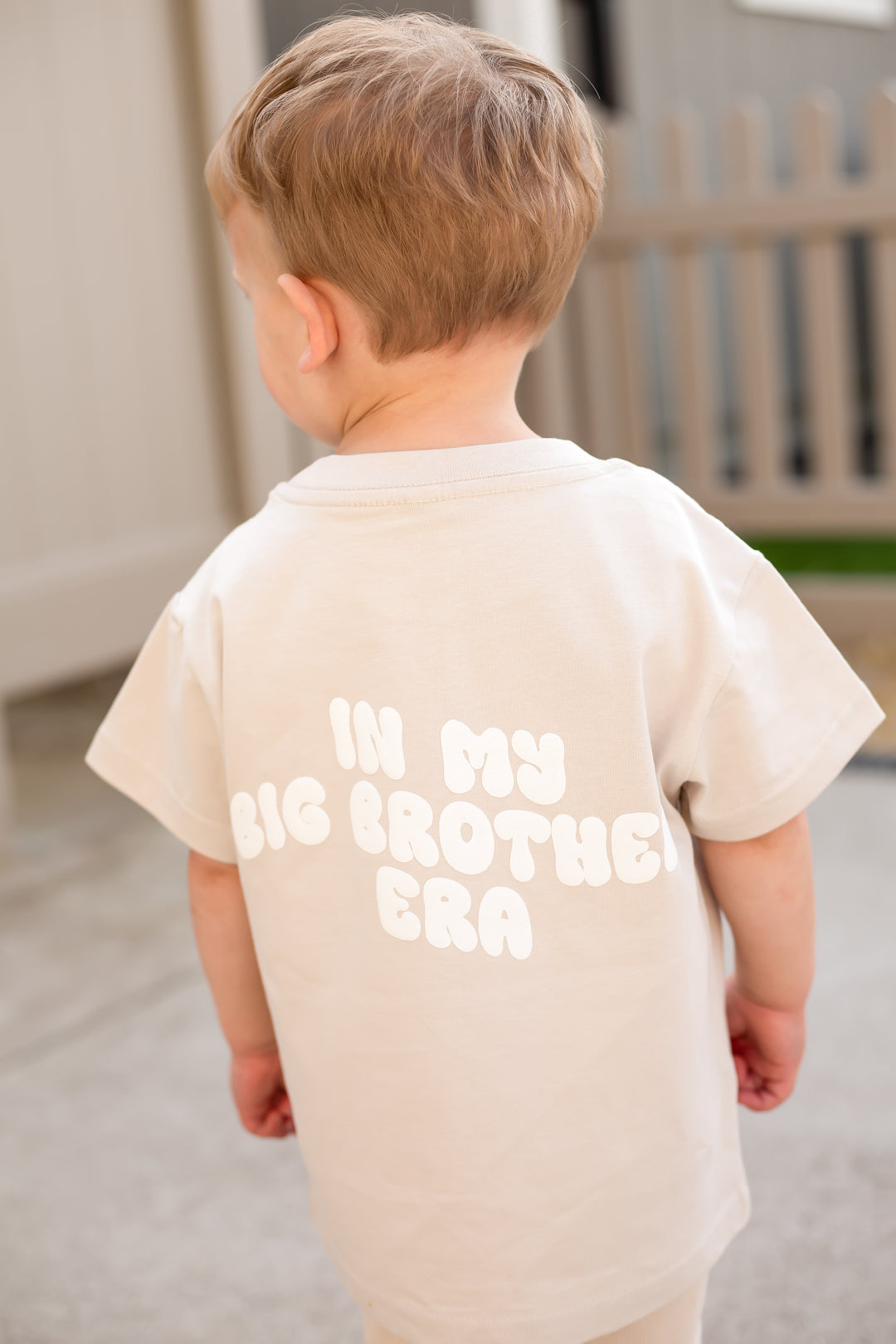 Big sibling era Tshirt - Bubble Print
