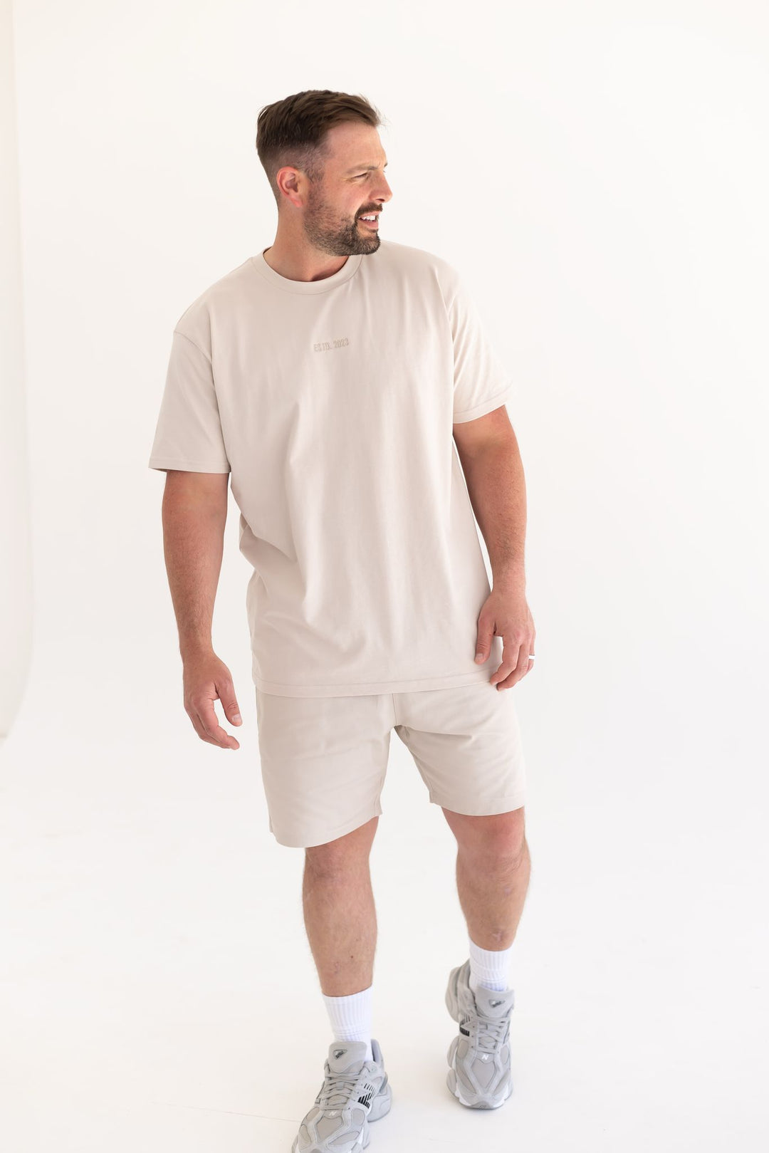 Adult ESTD. Tshirt - Matching Embroidery