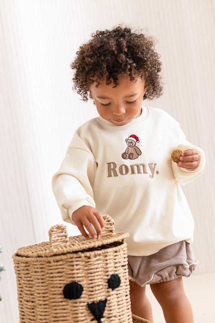 Christmas Bear Signature Sweatshirt - Embroidered