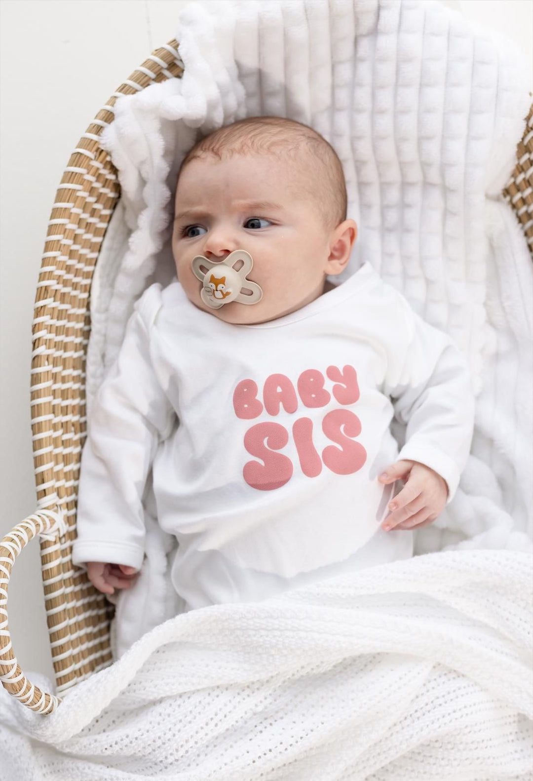 Baby Sibling Romper - Bubble print