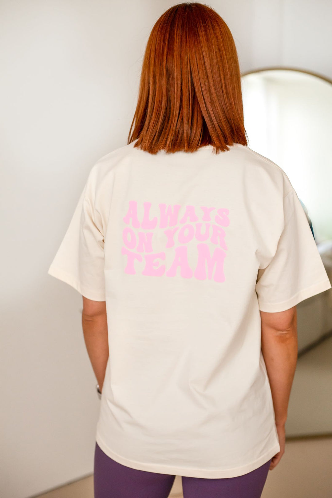 Matching Vanilla Women's Team Tshirt - Bubble Print
