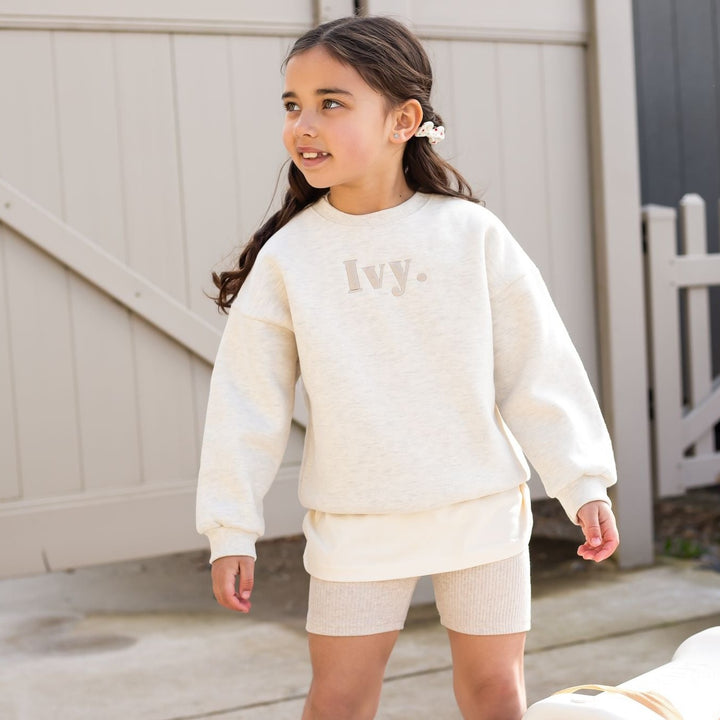 Oatmilk Oversized Sweatshirt