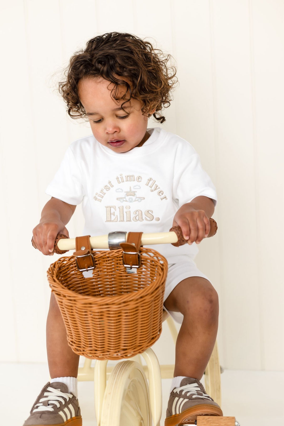 Mini/First Time Flyer Short set - Embroidered