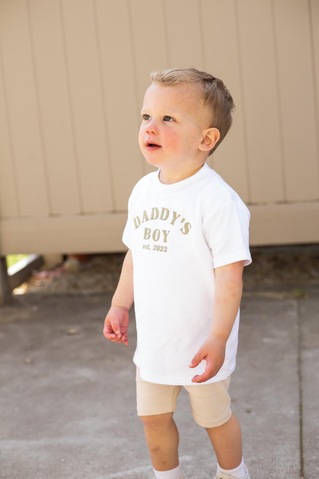 Matching Daddy/Mummy Tshirt Classic - Embroidered