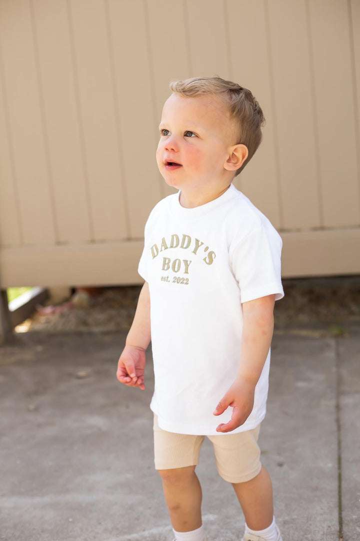 Matching Daddy/Mummy Tshirt Classic - Embroidered