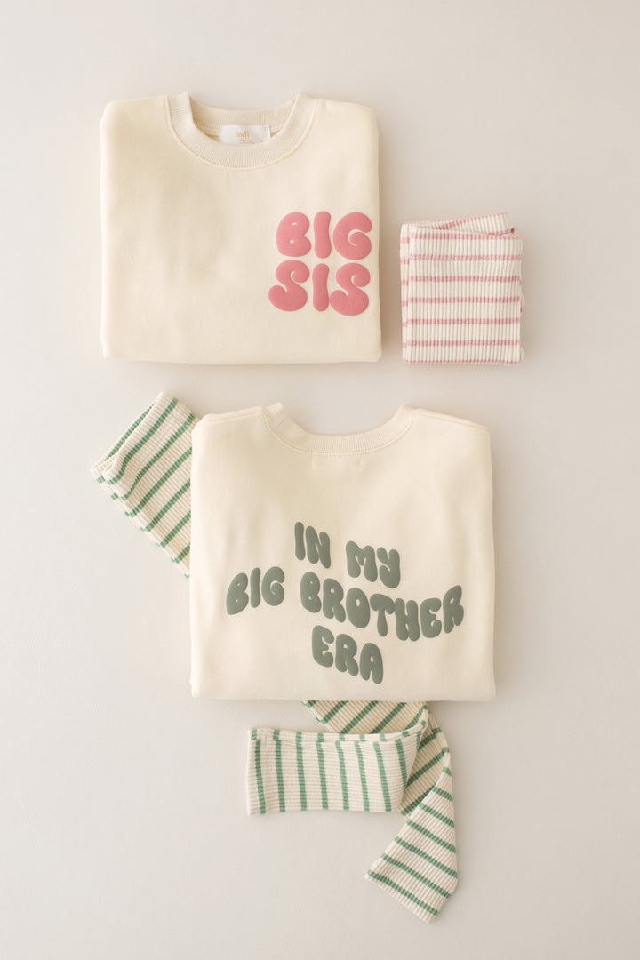 Indi Elle Big Bro Era Swetahsirt - Oversized Fit - Bubble Print