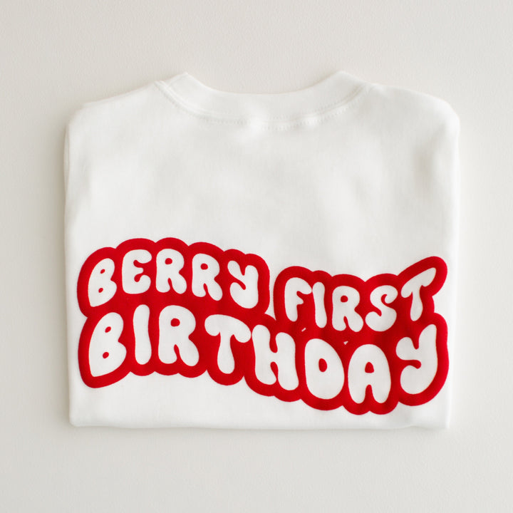 Berry First Bubble Print T-shirt