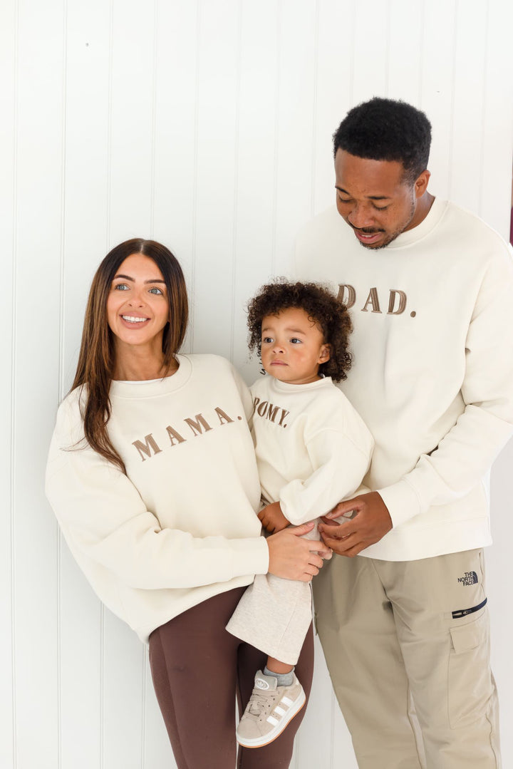 MAMA design CHOCOLATE Womens Sweatshirt - Embroidered