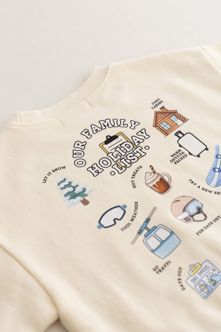 Skiing Holiday Sweatshirt - Print
