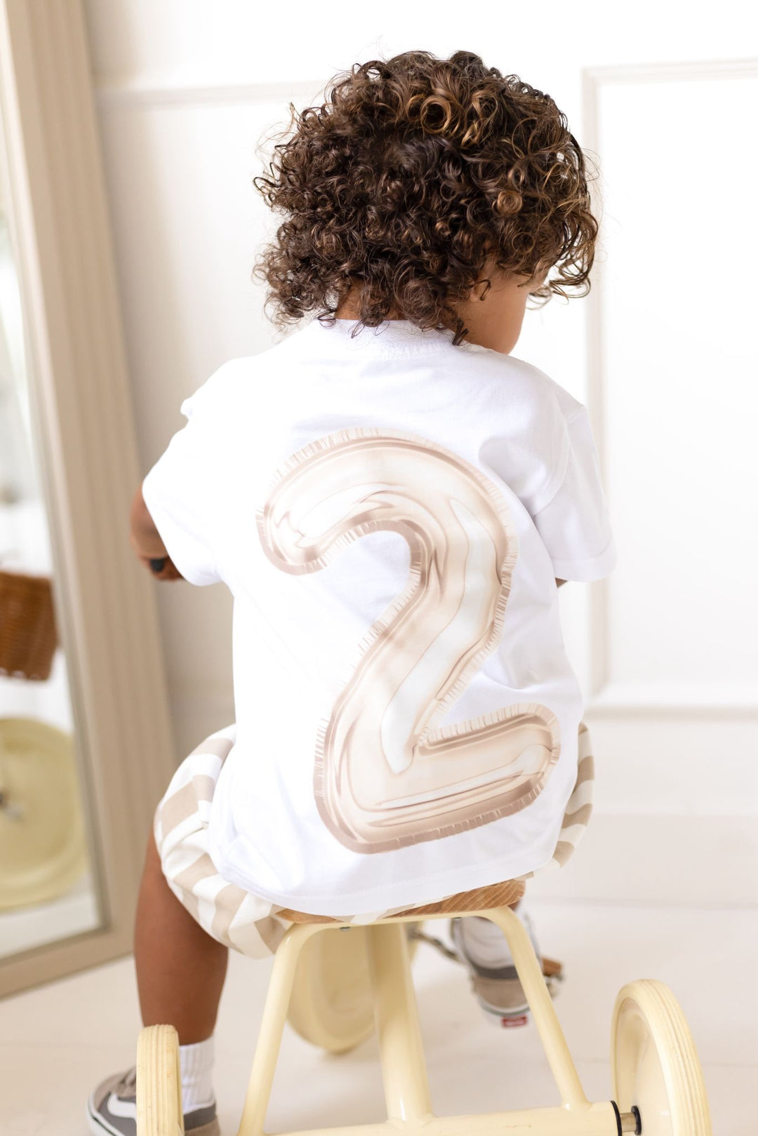 Balloon Birthday Tshirt Neutral - Print
