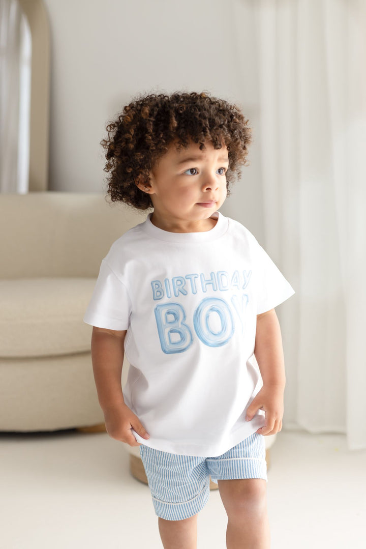 Balloon Birthday Short set - Print