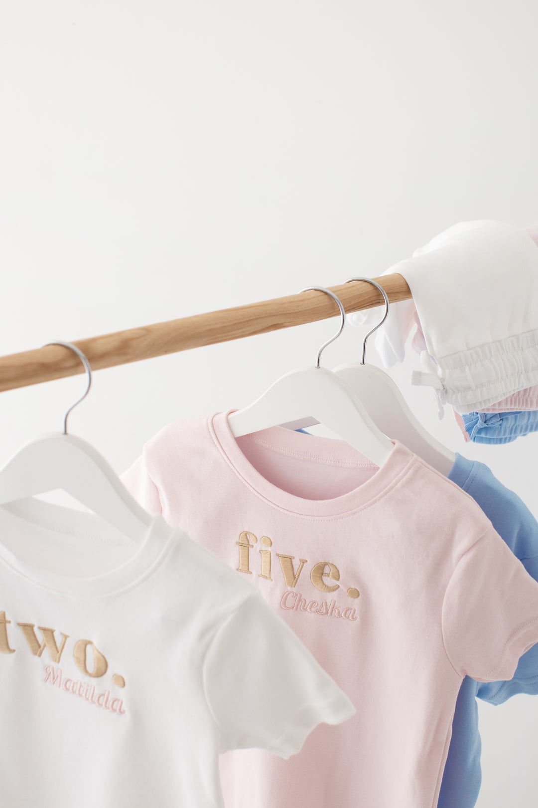 Birthday Short set - Embroidered