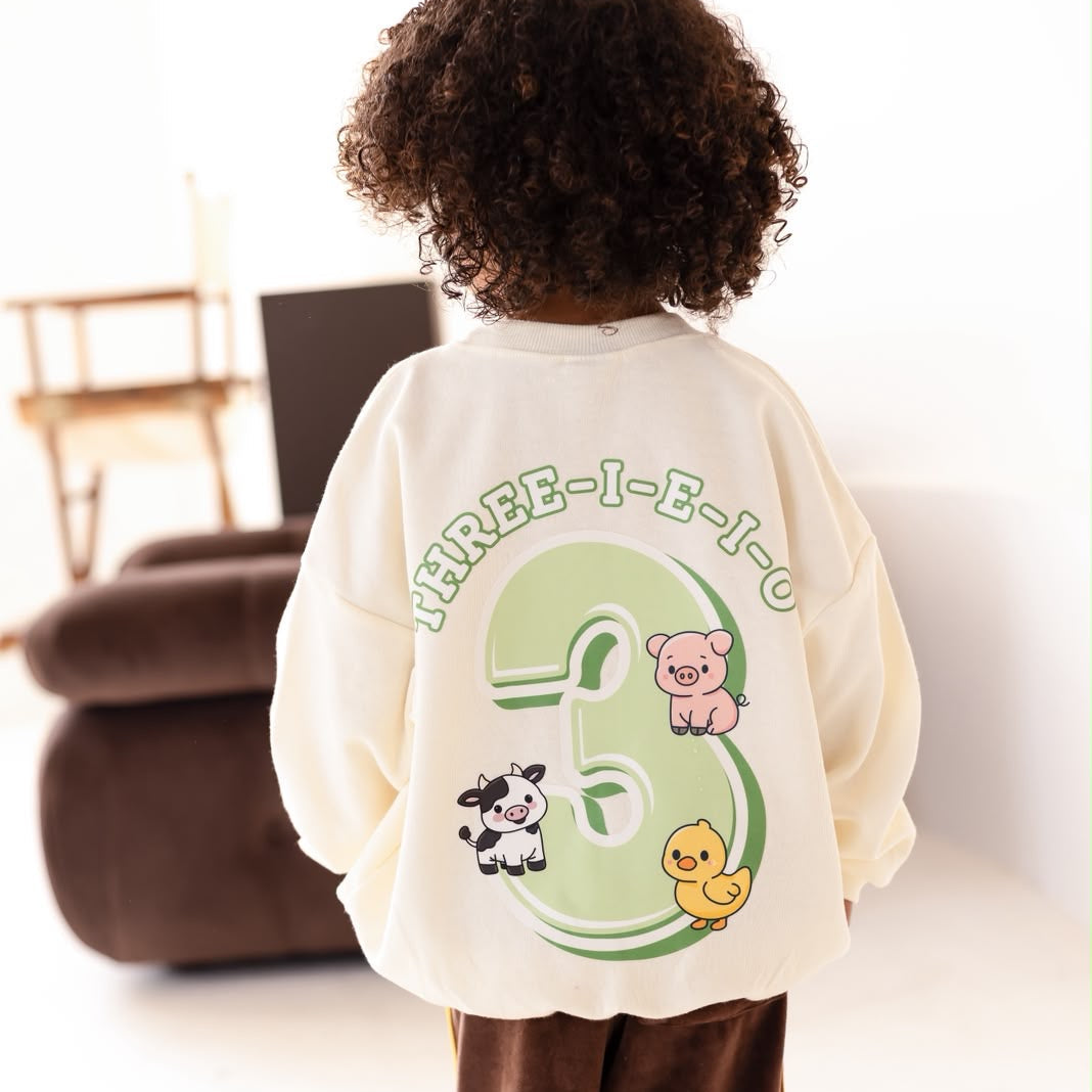 Farm Vanilla Birthday Sweatshirt - Print