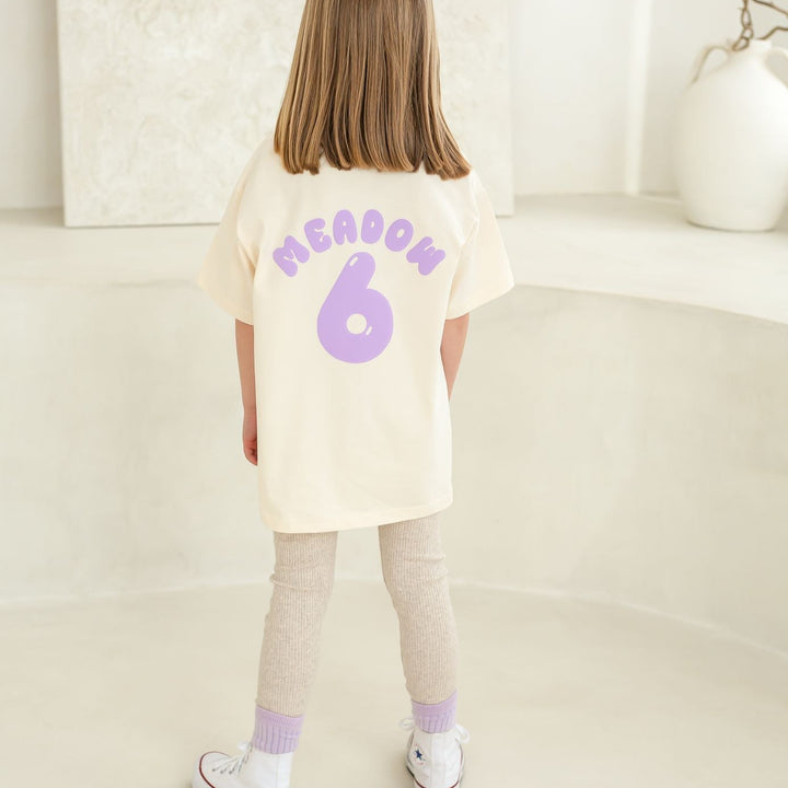 New Birthday Name Tshirt - Bubble Print