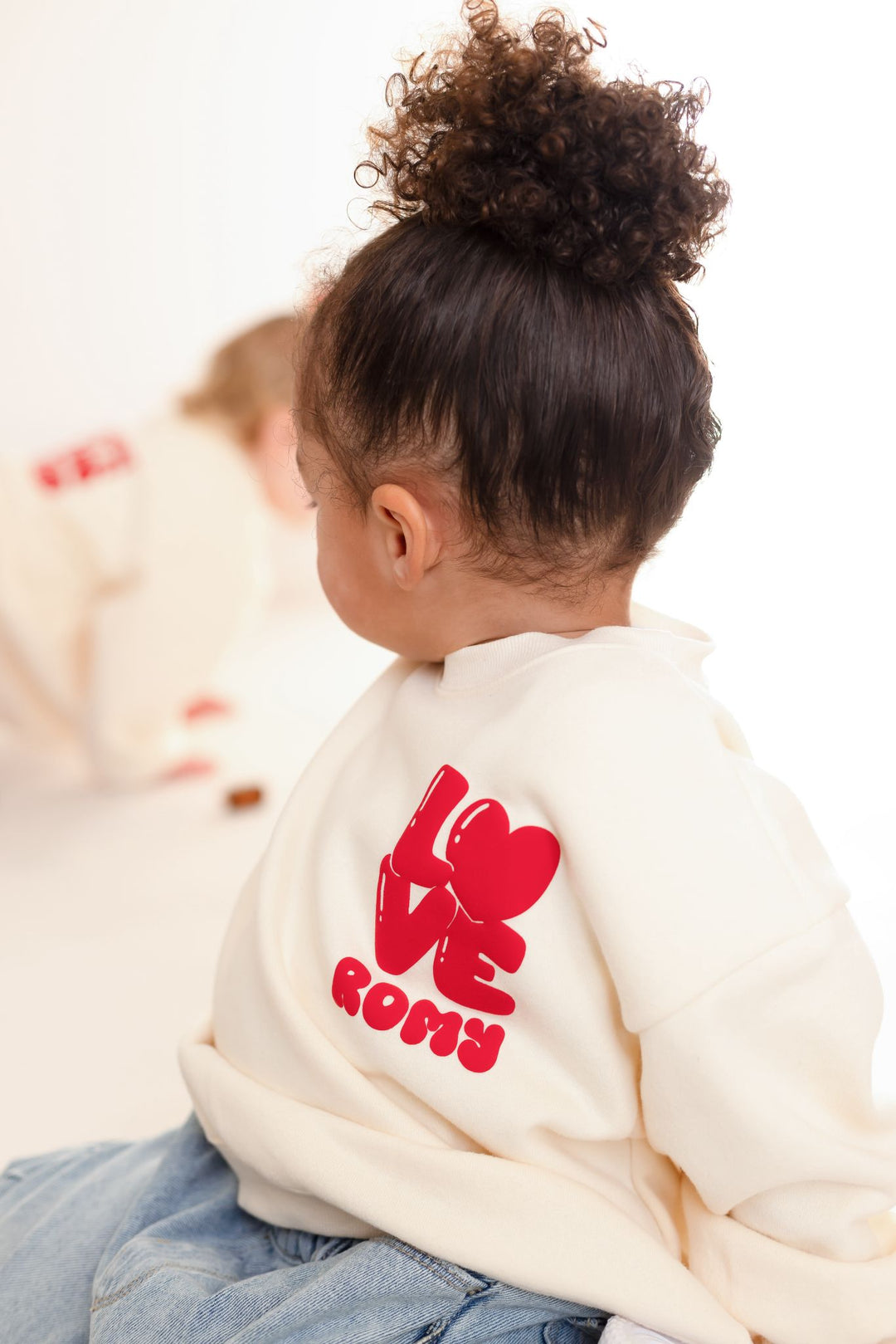 Personalised LOVE Vanilla Sweatshirt - Print