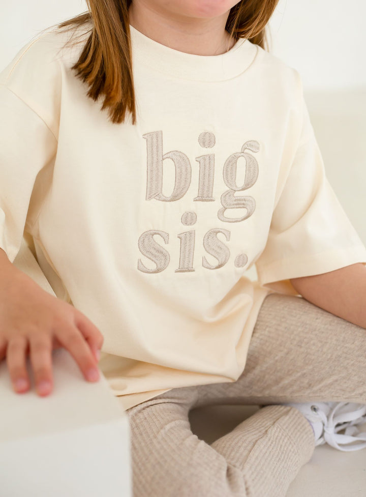 Big Sis Premium Tshirt - Embroidered
