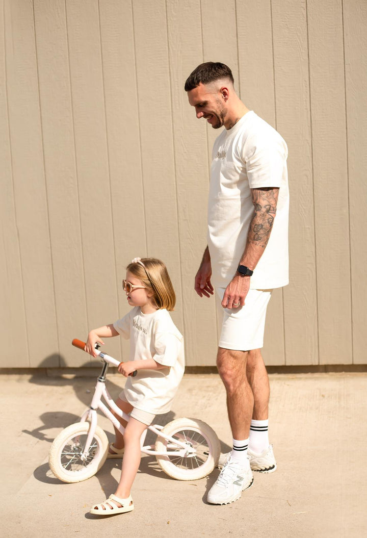 Matching Vanilla Adult  Daddy/Name Tshirt - Embroidered