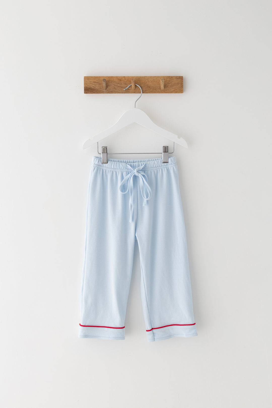 Sleigh Blue Children's matching PJ set - Initial Santas Hat embroidery