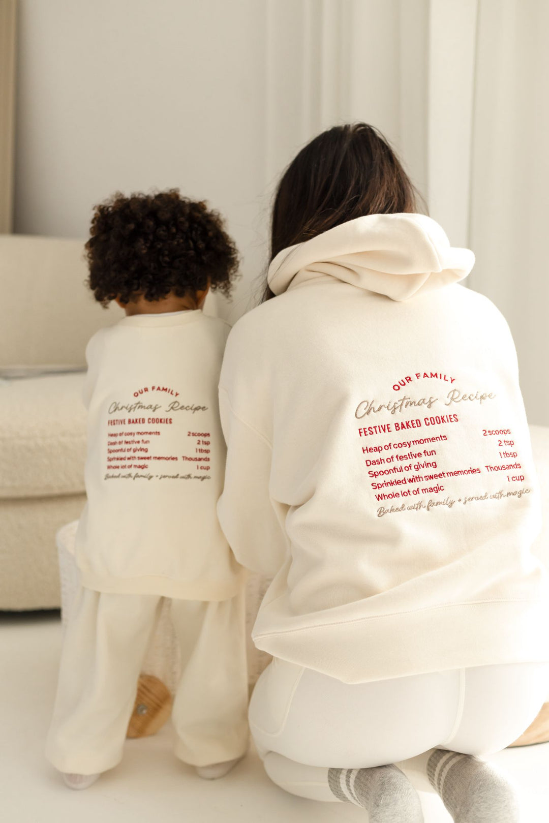 Milk + Cookies Vanilla Sweatshirt - Embroidery