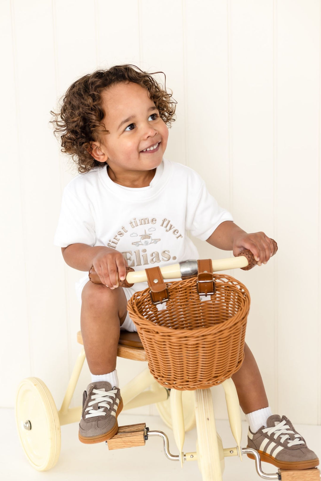 Mini/First Time Flyer Short set - Embroidered