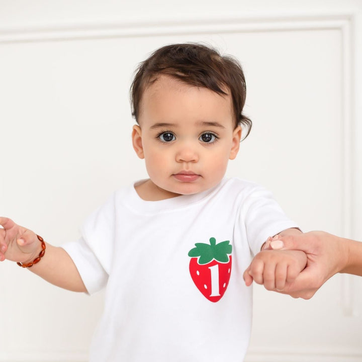 Berry First Bubble Print T-shirt