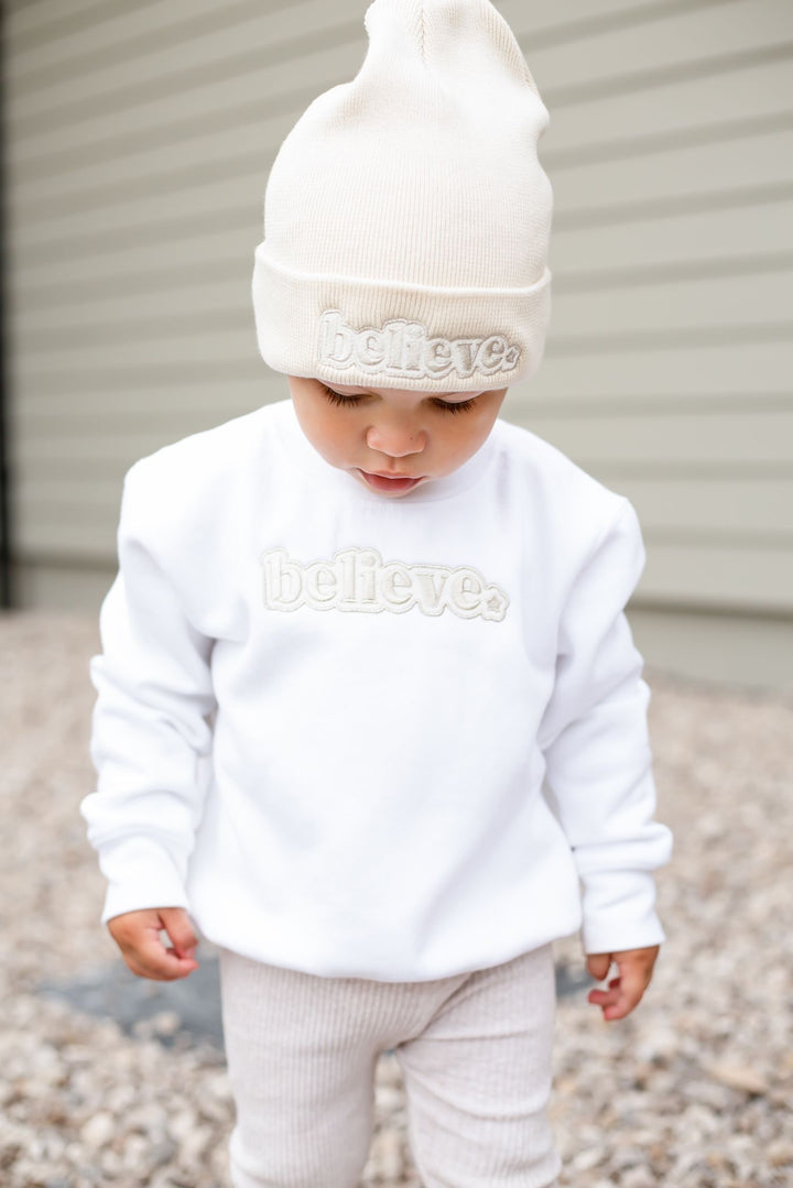 Believe Beanie - Embroidered