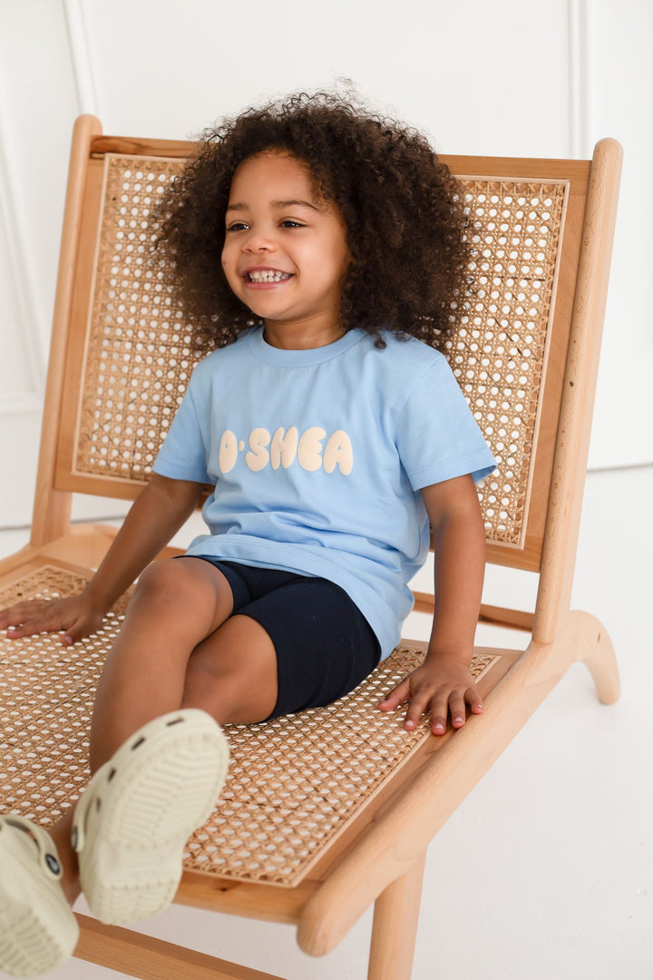 Holiday Children's Matching Tshirt - bubble print