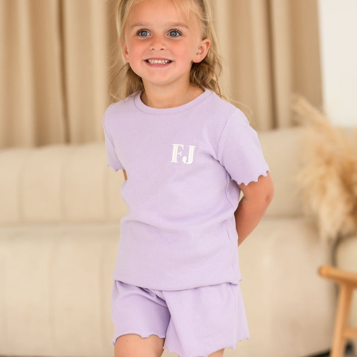 Summer Frill Short Set