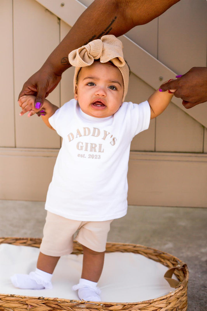 Matching Daddy/Mummy Tshirt Classic - Embroidered
