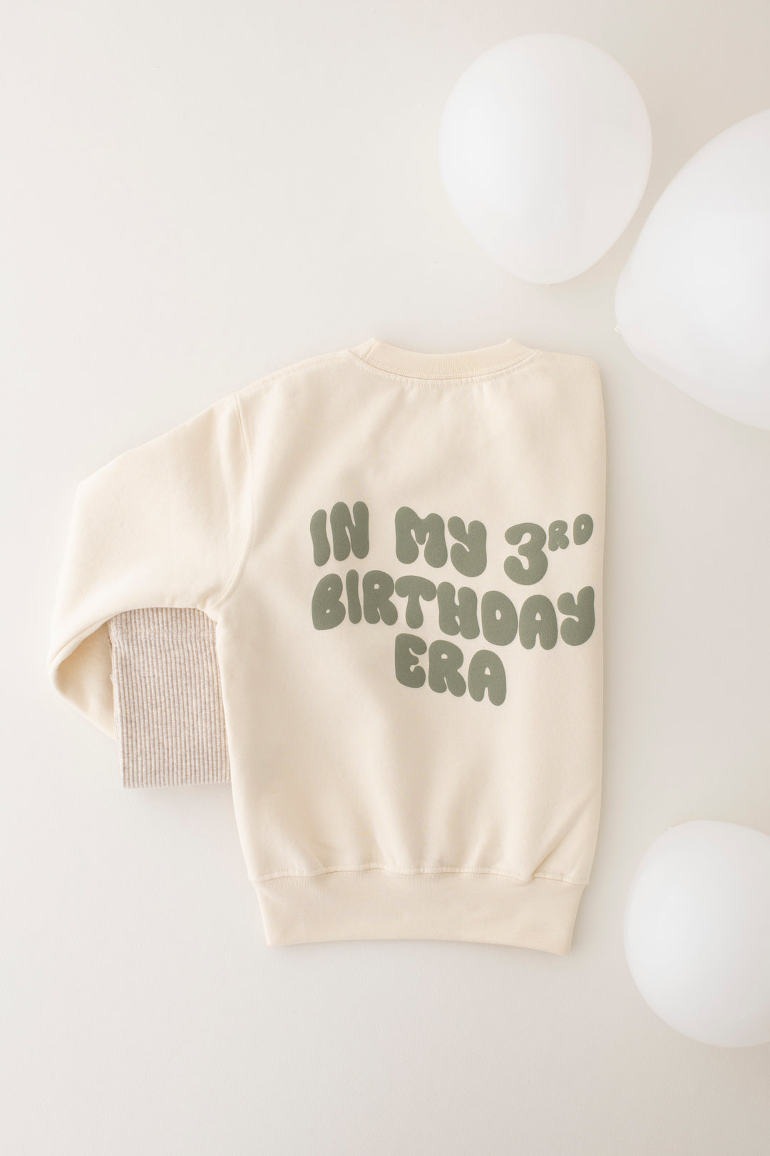 New Birthday Era Sweatshirt - Bubble print
