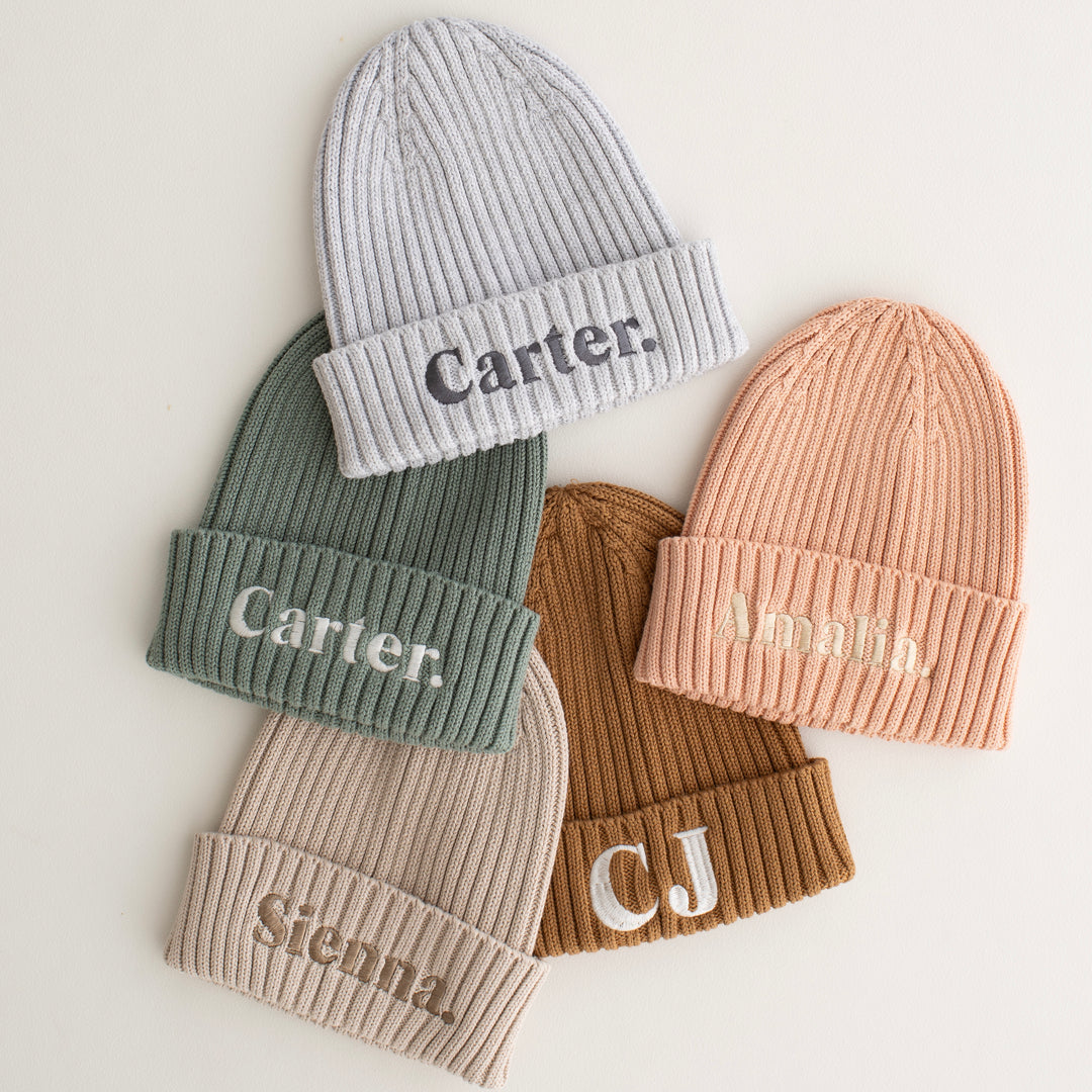 Name Beanie Personalised