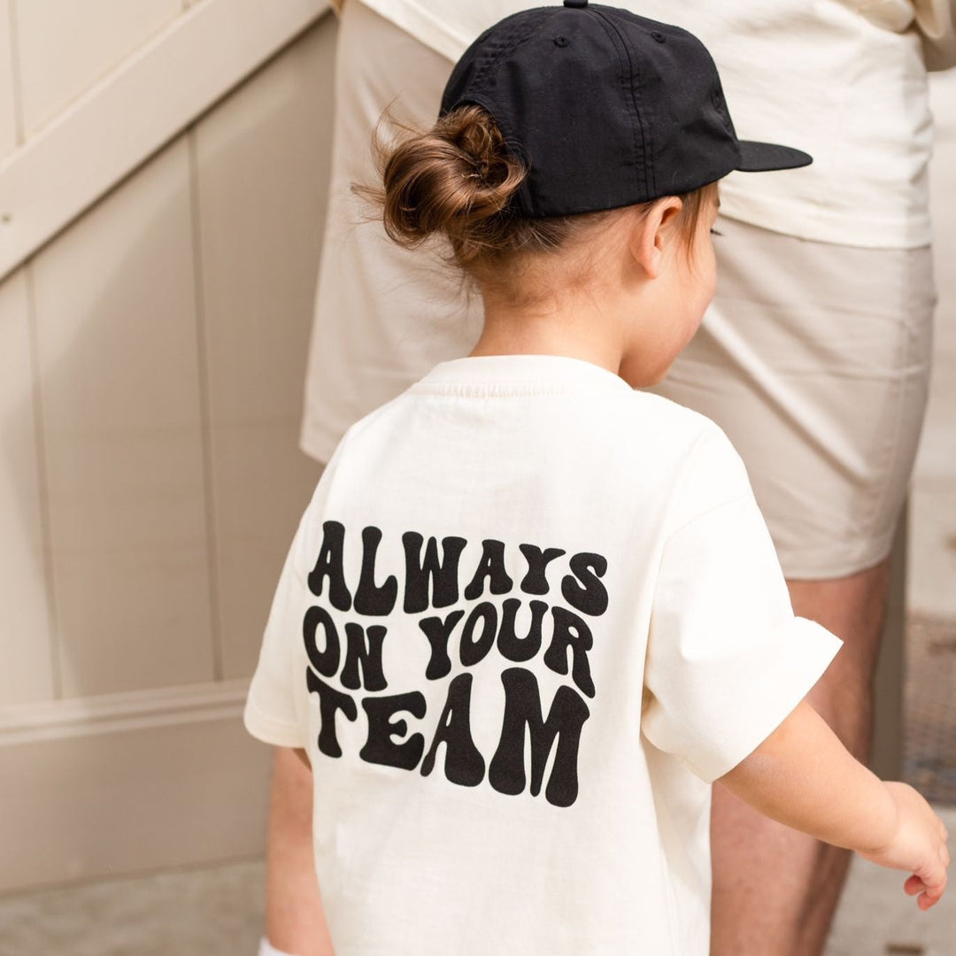 New Style Vanilla Personalise Team Tshirt - Bubble Print