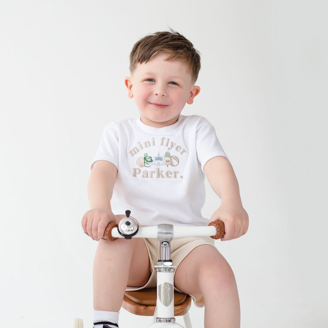Shell Flyer classic Tshirt - Embroidered