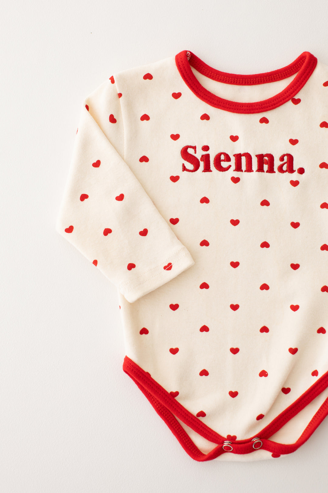Heart Premium Baby Set - Embroidered