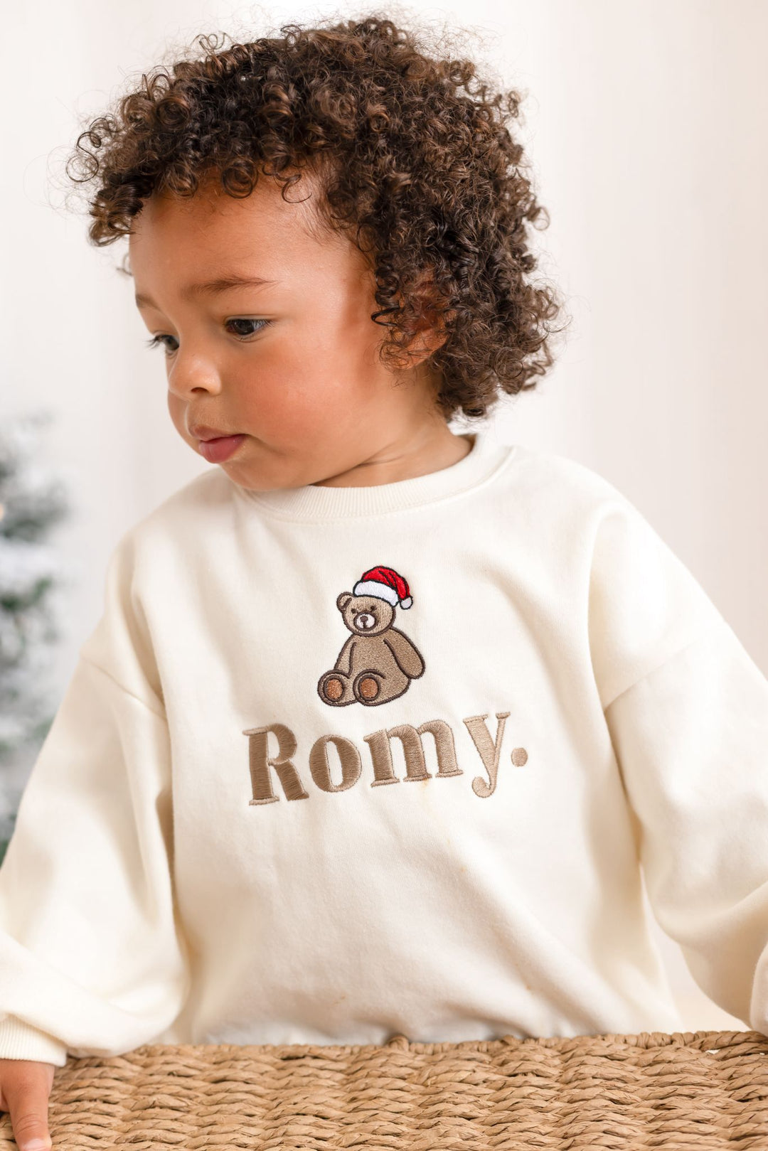 Christmas Bear Signature Sweatshirt - Embroidered
