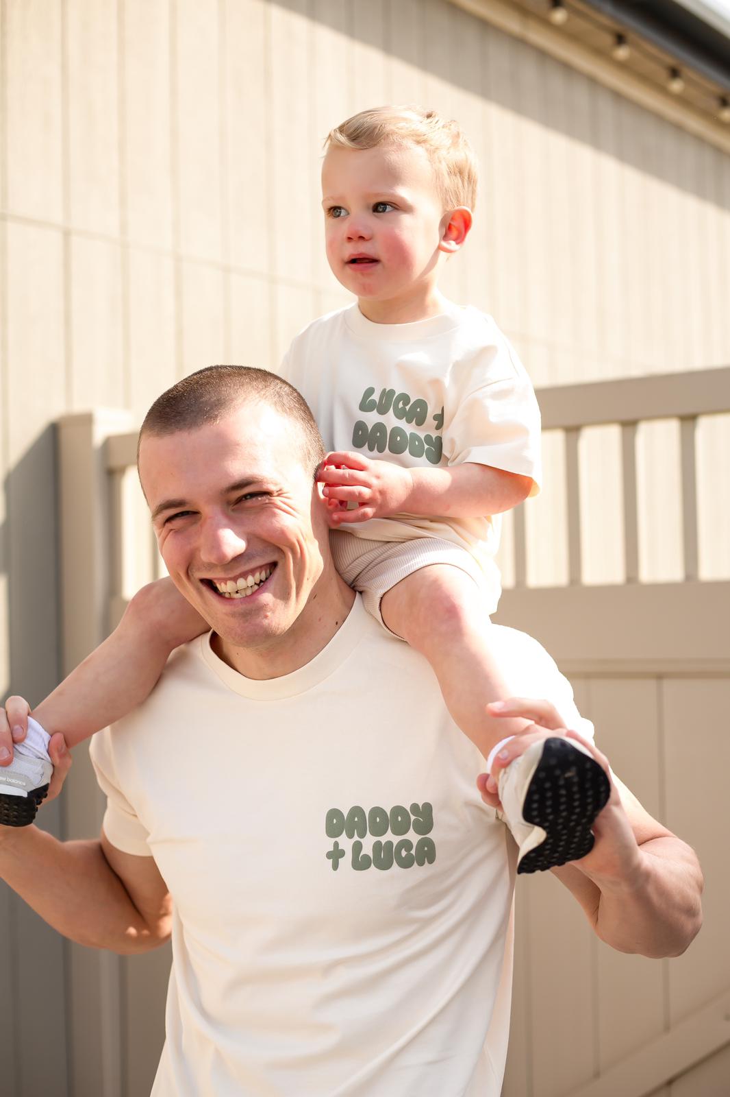 Matching Vanilla Adult Team Tshirt - Bubble Print