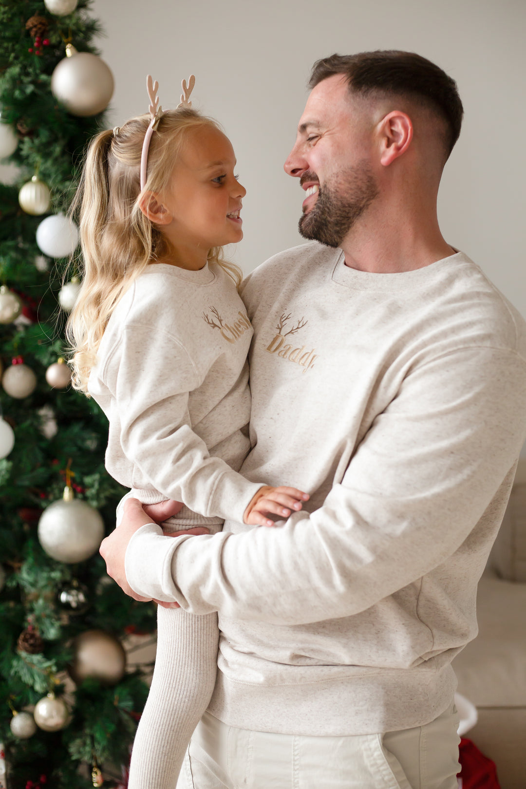 Matching Adult Limited Edition Antler Sweatshirt - Embroidered