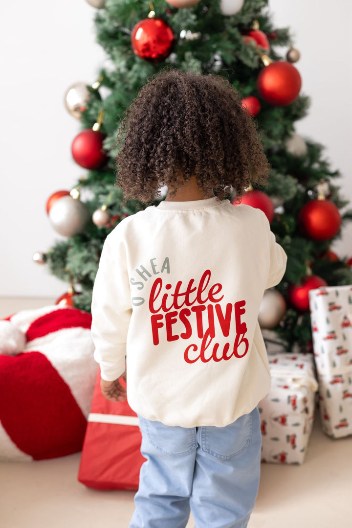 Festive Club Sweatshirt - Bubble print