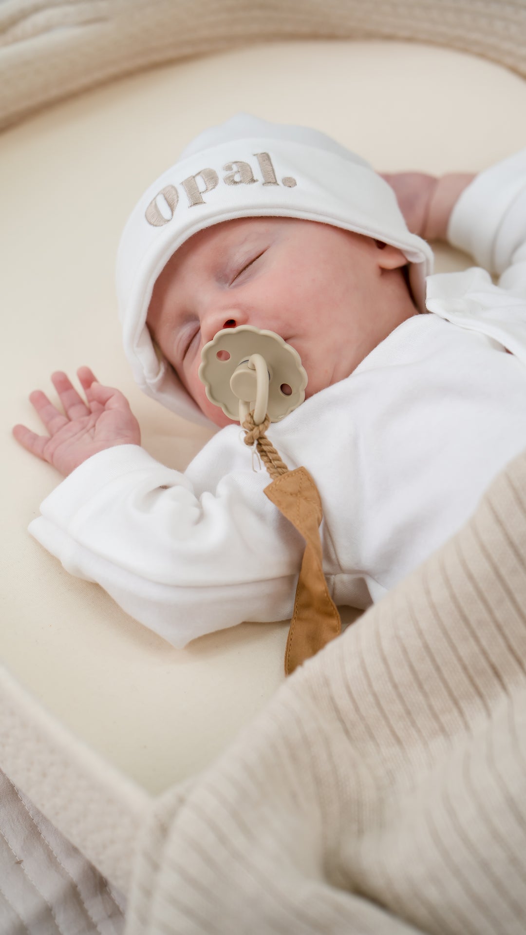 Classic Popper Romper + Hat Set - Embroidered