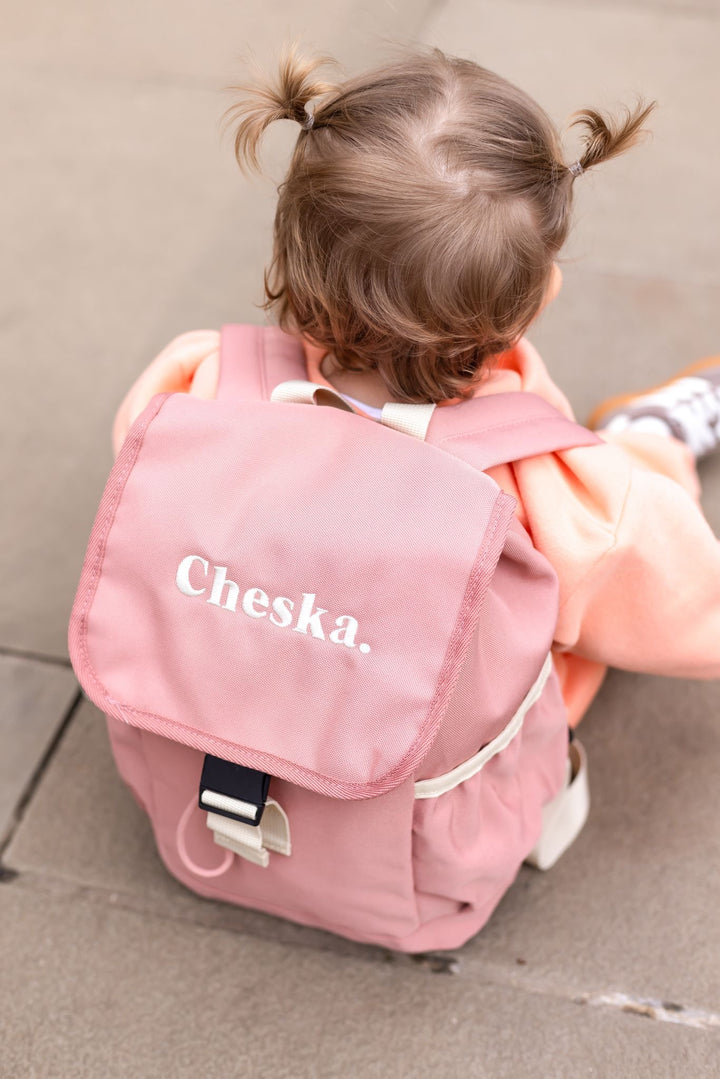 New Pastel Mini Backpack - Embroidered