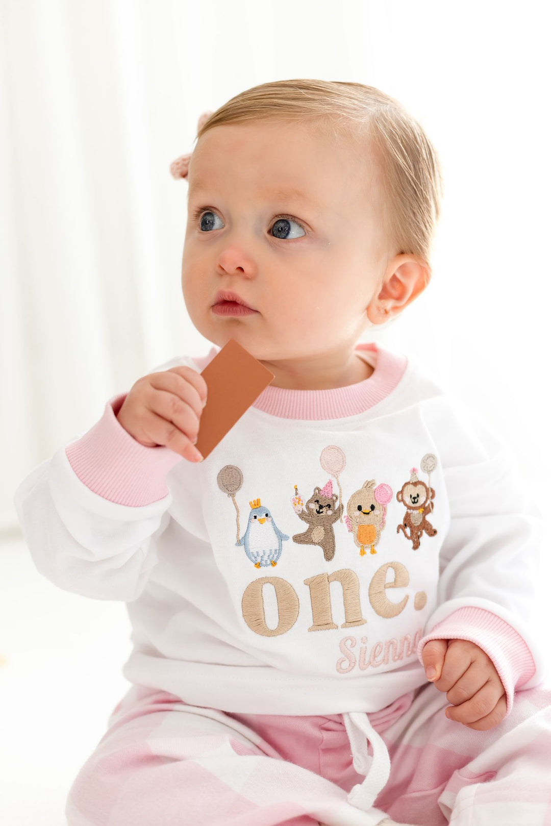 New Checked Birthday PJ Set