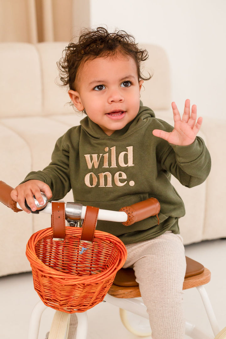Wild One Birthday Hoodie - Embroidery