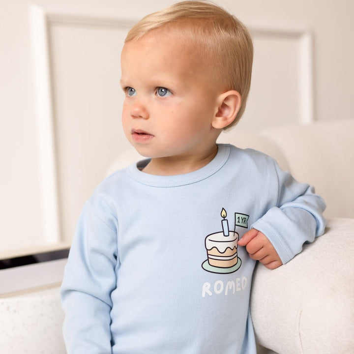 Birthday Pyjama Set - two side print