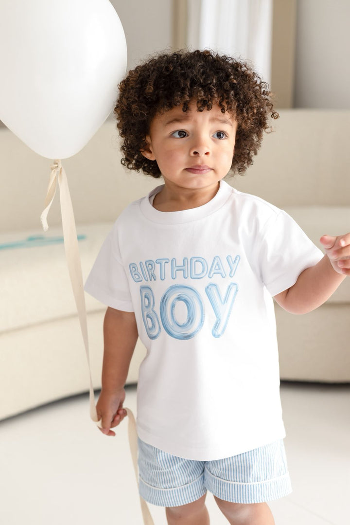 Balloon Birthday Short set - Print