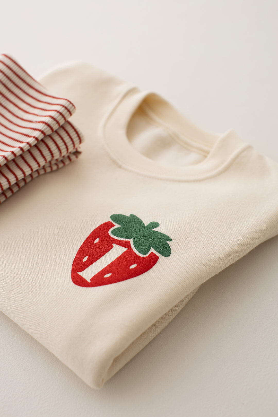 Berry First Birthday Sweatshirt - Bubble print