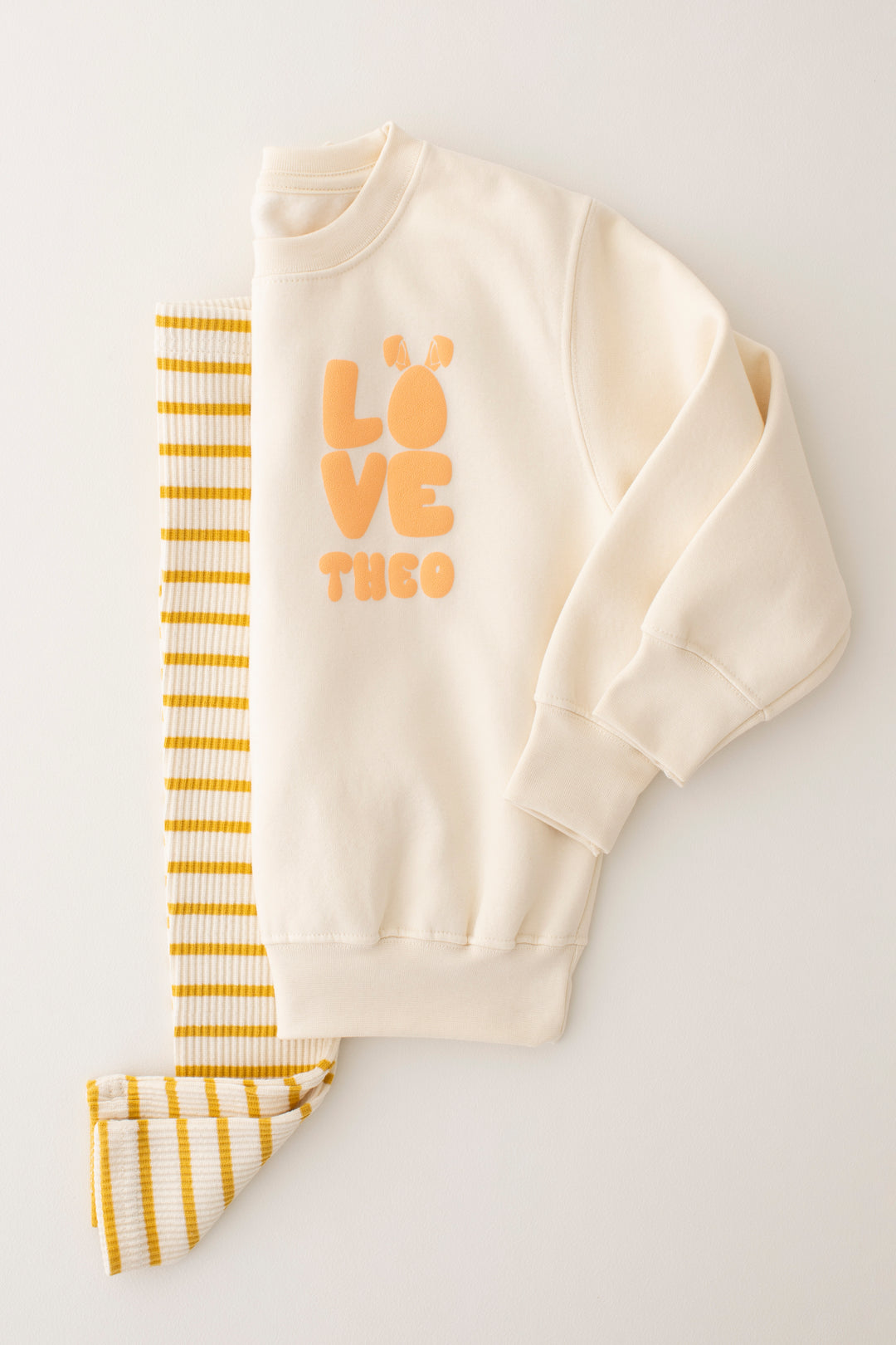 CLASSIC FIT Name Easter Sweatshirt - Bubble print