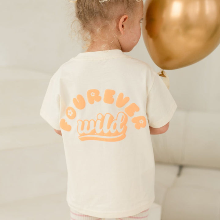 Fourever Wild Flower Tshirt - Bubble Print