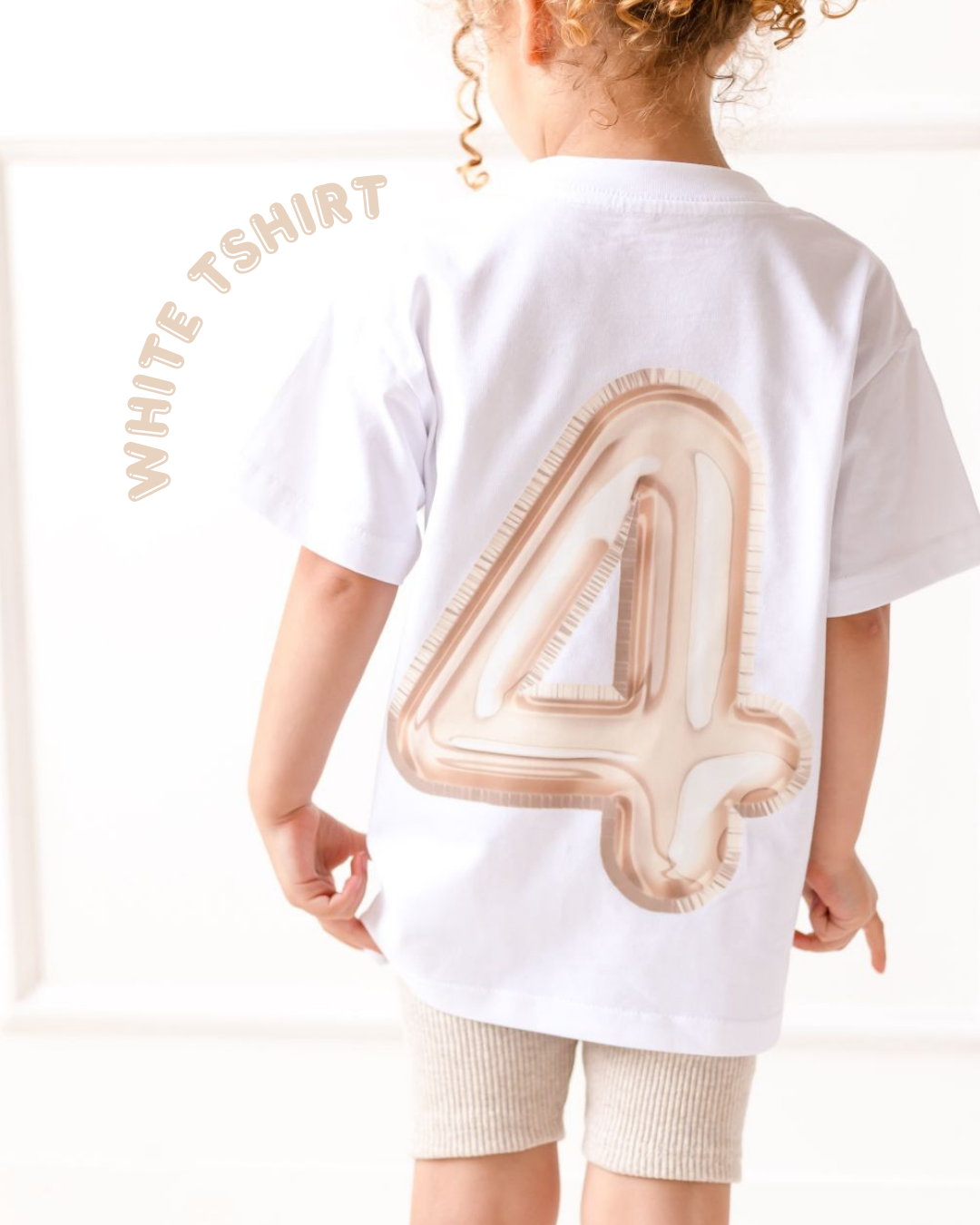 Balloon Birthday Tshirt Neutral - Print